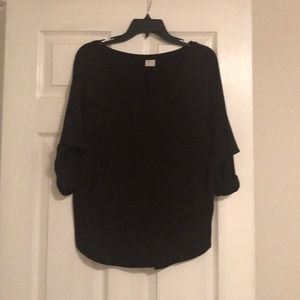 Black Tresics 3/4 Top